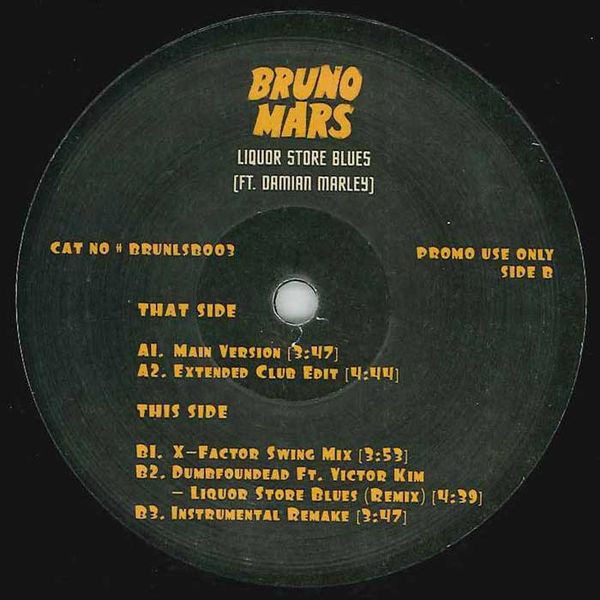 Accords et paroles Liquor Store Blues Bruno Mars
