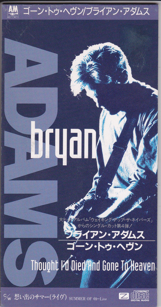 Accords et paroles Thought I'd Died And Gone To Heaven Bryan Adams