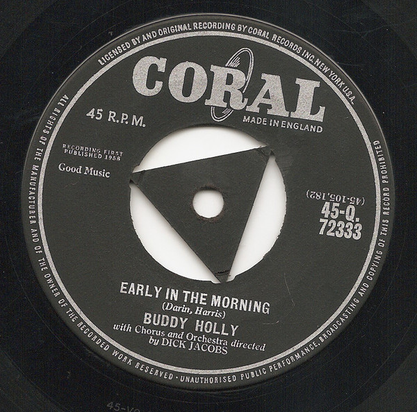 Accords et paroles Early In The Morning Buddy Holly