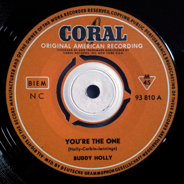 Accords et paroles Loves Made A Fool Of You Buddy Holly