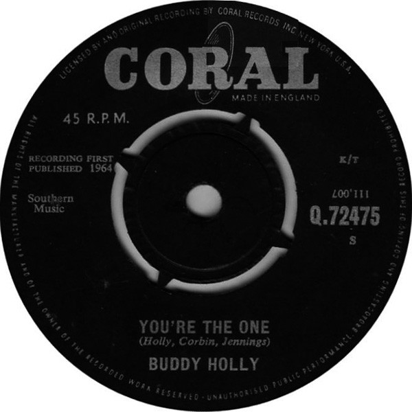 Accords et paroles You're The One Buddy Holly