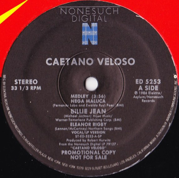 Accords et paroles Billie Jean / Eleanor Rigby Caetano Veloso