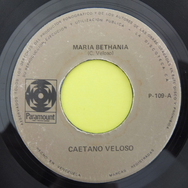 Accords et paroles Maria Bethânia Caetano Veloso