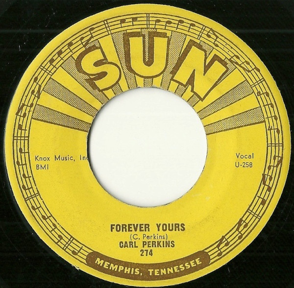Accords et paroles Forever Yours Carl Perkins
