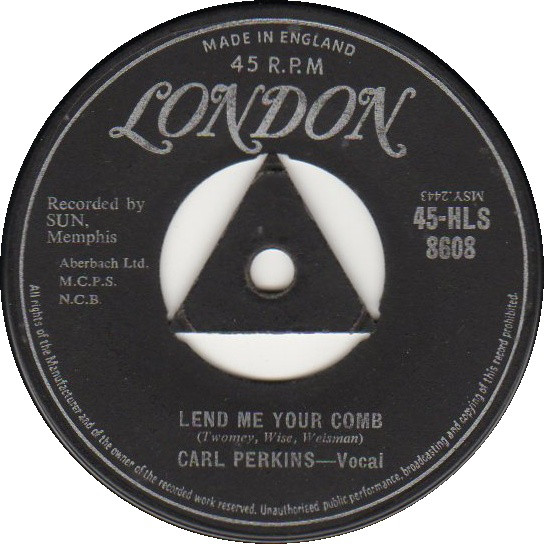 Accords et paroles Lend Me Your Comb Carl Perkins
