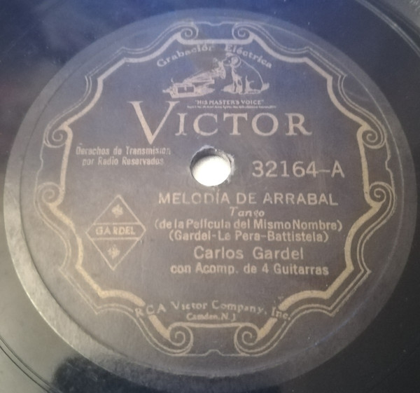 Accords et paroles Melodía De Arrabal Carlos Gardel