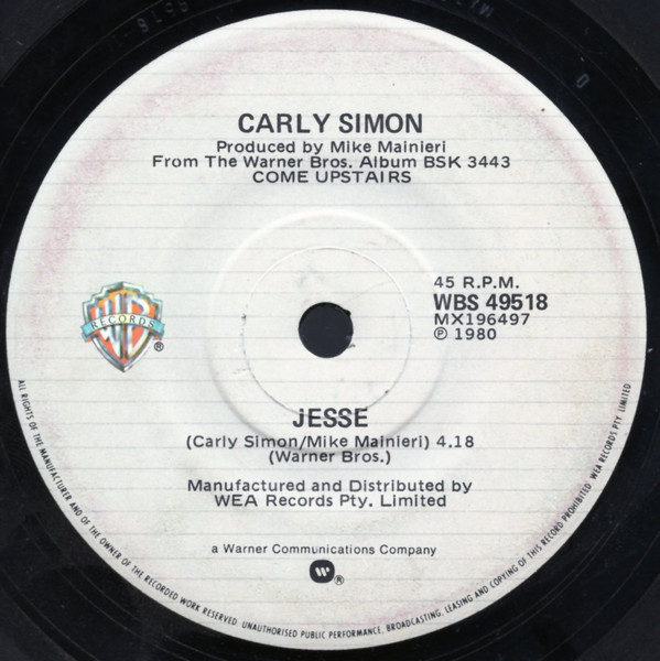 Accords et paroles Jesse Carly Simon
