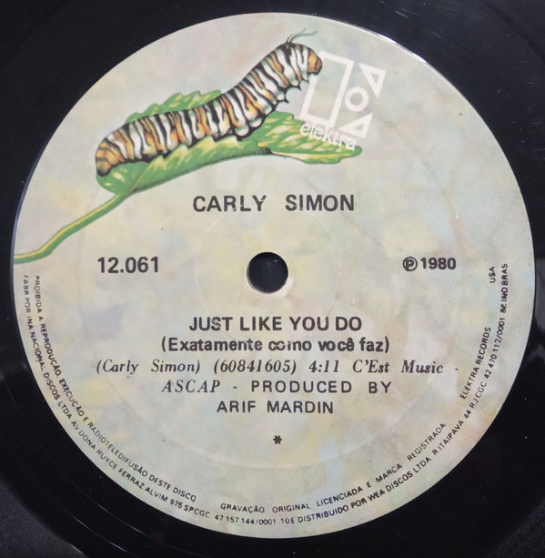 Accords et paroles Just like you do Carly Simon