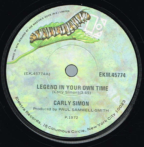 Accords et paroles Legend In Your Own Time Carly Simon