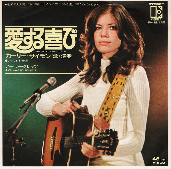 Accords et paroles The right thing to do Carly Simon