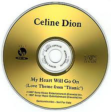 Accords et paroles My Heart Will Go On Celine Dion