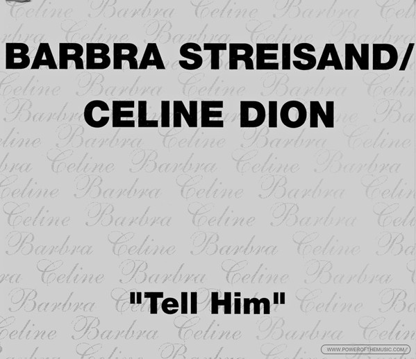 Accords et paroles Tell Him Celine Dion
