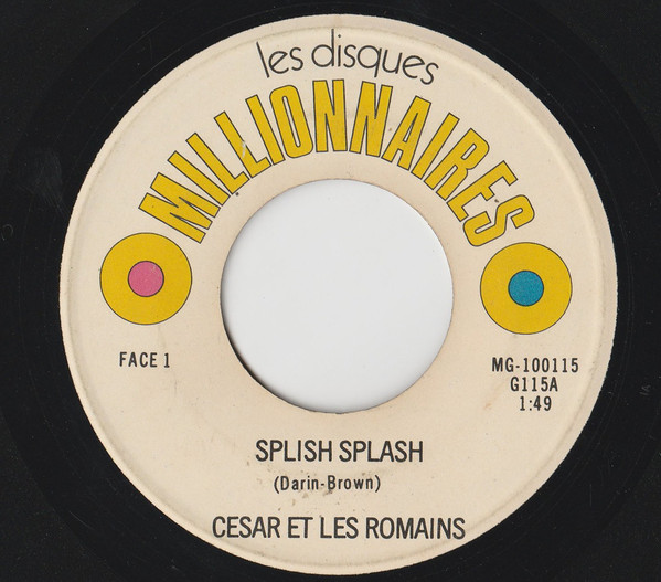 Accords et paroles Splish splash César et les Romains