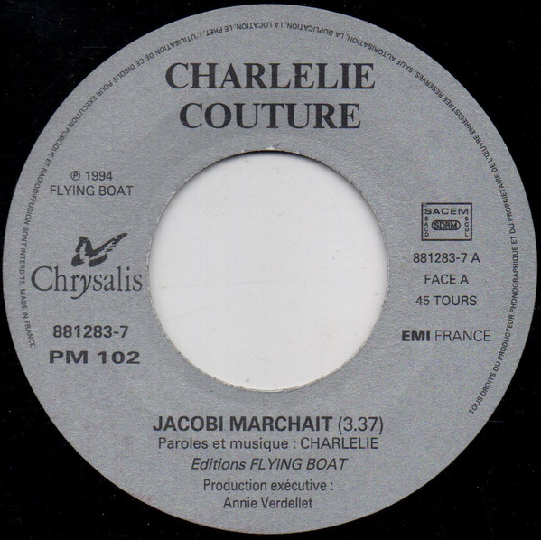 Accords et paroles Jacobi marchait Charlelie Couture