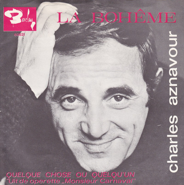 Accords et paroles La bohème Charles Aznavour