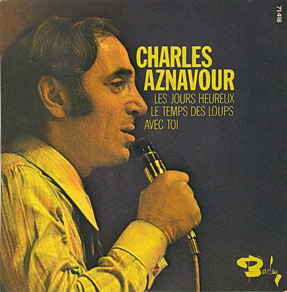 Accords et paroles Les jours heureux Charles Aznavour