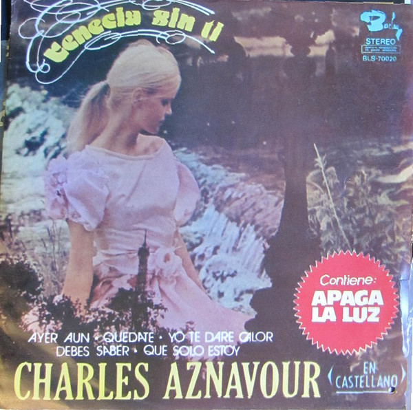 Accords et paroles Venecia sin ti Charles Aznavour