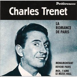 Accords et paroles La romance de Paris Charles Trenet