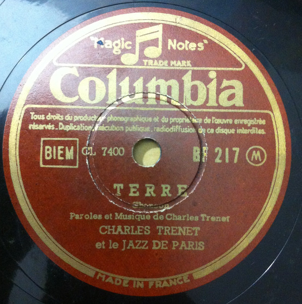 Accords et paroles Verlaine Charles Trenet