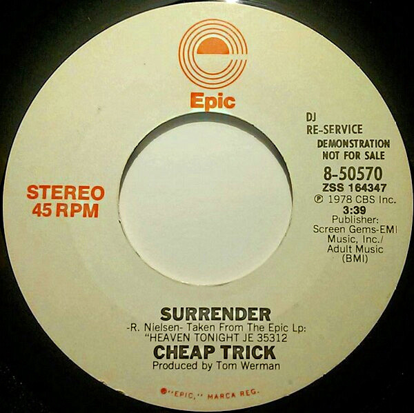 Accords et paroles Auf Wiedersehen Cheap Trick