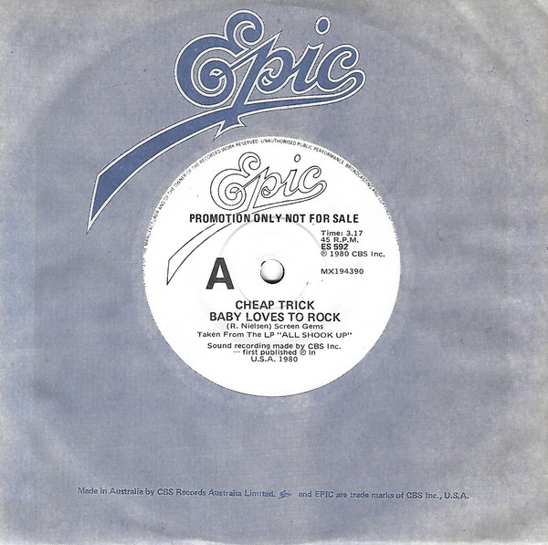 Accords et paroles Baby Loves To Rock Cheap Trick