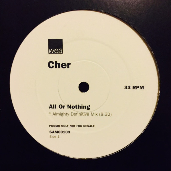 Accords et paroles All Or Nothing Cher