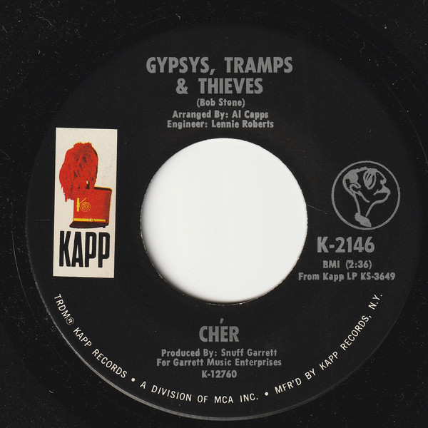 Accords et paroles Gypsies, Tramps, And Thieves Cher