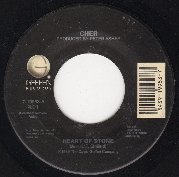Accords et paroles Heart Of Stone Cher