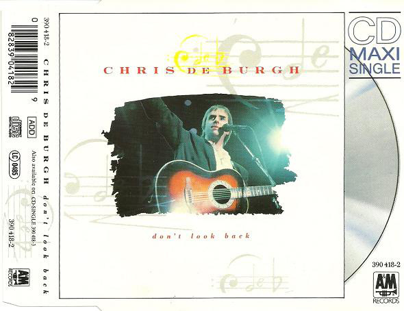 Accords et paroles Dont Look Back Chris De Burgh