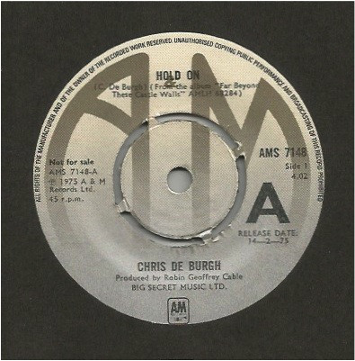 Accords et paroles Hold on Chris De Burgh
