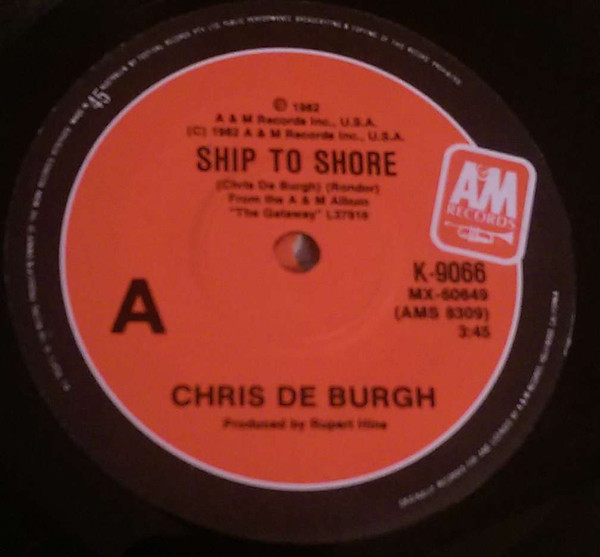 Accords et paroles Ship To Shore Chris De Burgh