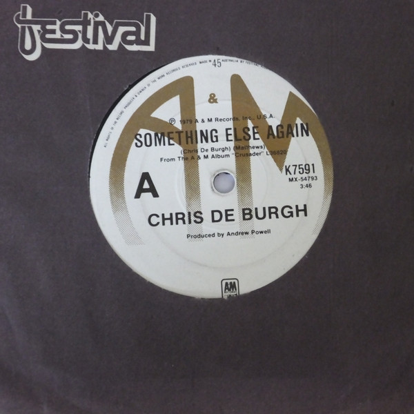 Accords et paroles Something Else Again Chris De Burgh
