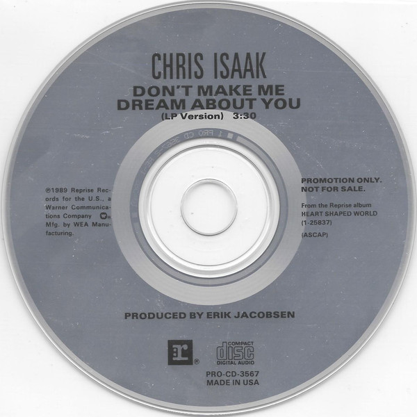 Accords et paroles Dont Make Me Dream About You Chris Isaak