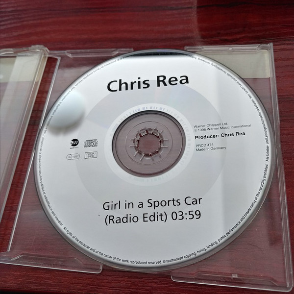 Accords et paroles Girl In A Sports Car Chris Rea
