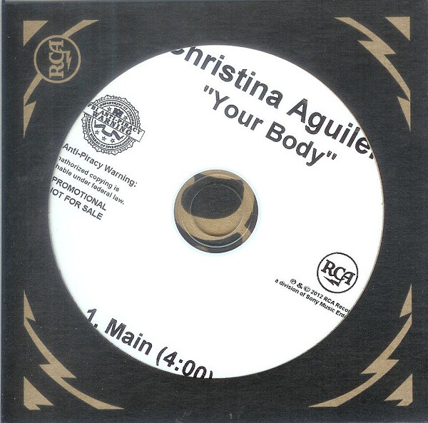Accords et paroles Your Body Christina Aguilera