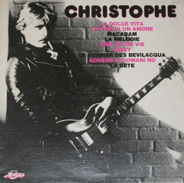 Accords et paroles La dolce vita Christophe