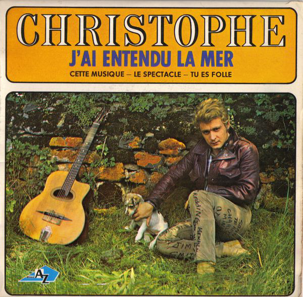 Accords et paroles J'ai entendu la mer Christophe