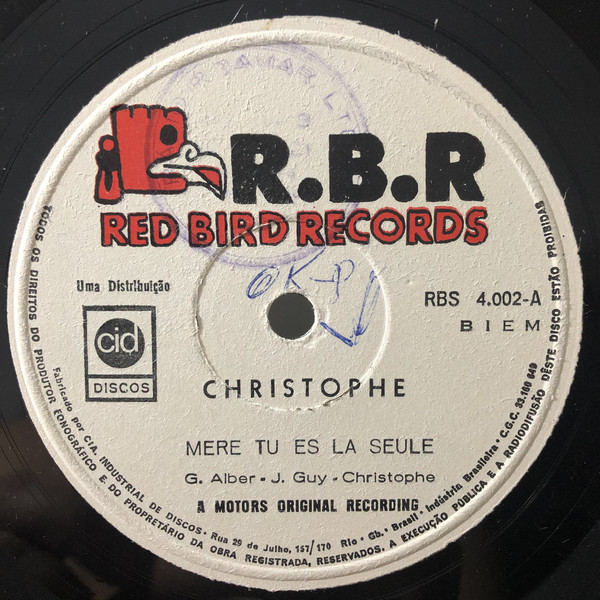 Accords et paroles Mère tu es la seule Christophe