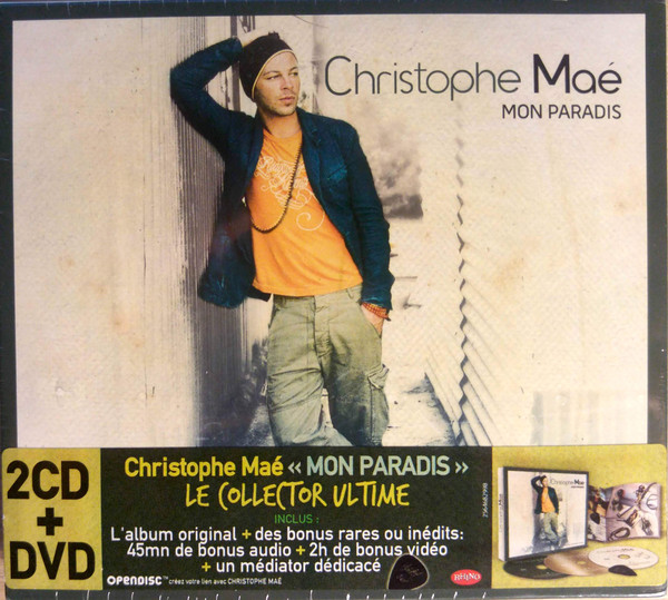 Accords et paroles Mon paradis Christophe Maé
