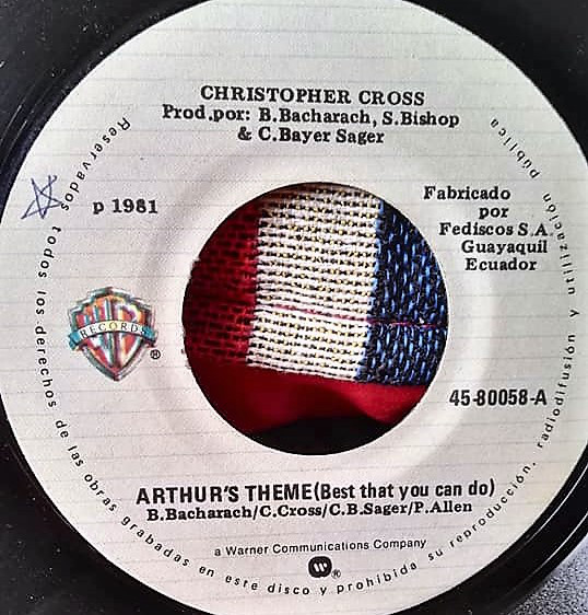 Accords et paroles Arthur's Theme (Best That You Can Do) Christopher Cross