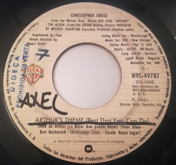 Accords et paroles Minstrel Gigolo Christopher Cross