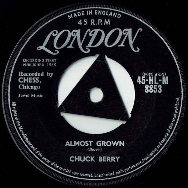 Accords et paroles Almost Grown Chuck Berry