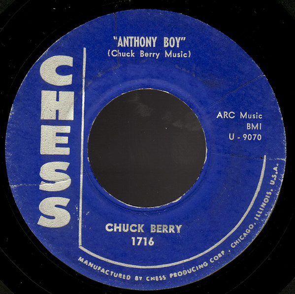 Accords et paroles Anthony Boy Chuck Berry