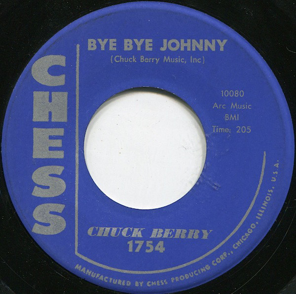Accords et paroles Bye Bye Johnny Chuck Berry