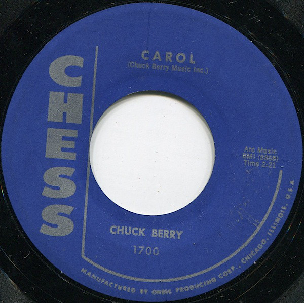 Accords et paroles Carol Chuck Berry