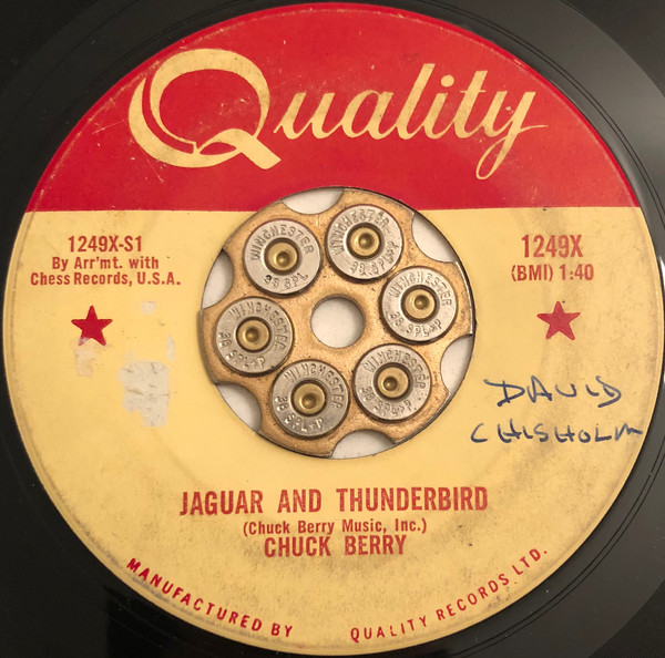 Accords et paroles Jaguar And Thunderbird Chuck Berry