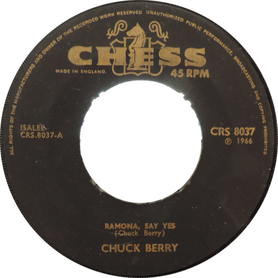 Accords et paroles Ramona Say Yes Chuck Berry