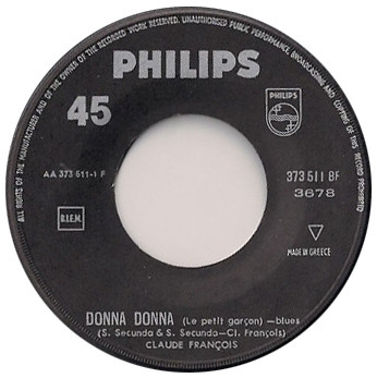 Accords et paroles Les cloches sonnaient Claude François