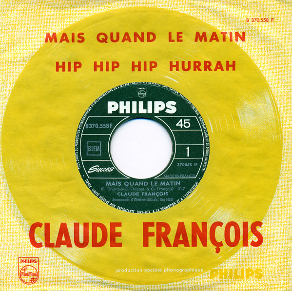 Accords et paroles Mais quand le matin Claude François