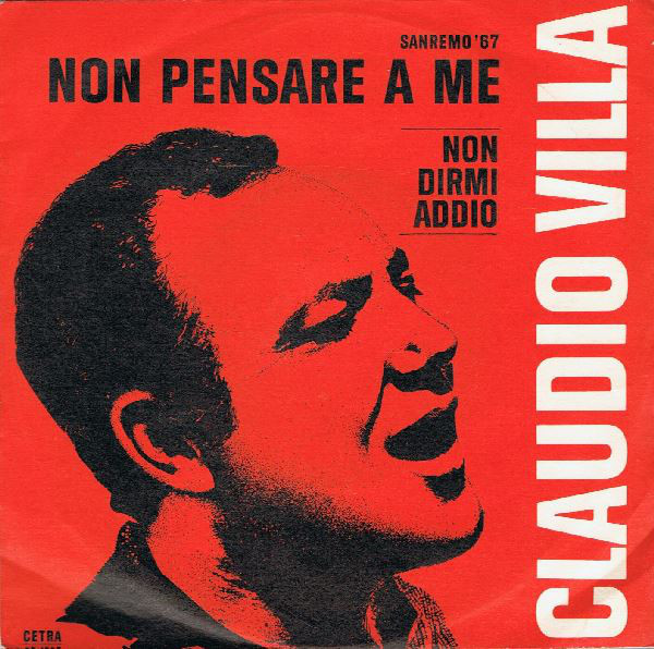 Accords et paroles Non Pensare A Me Claudio Villa
